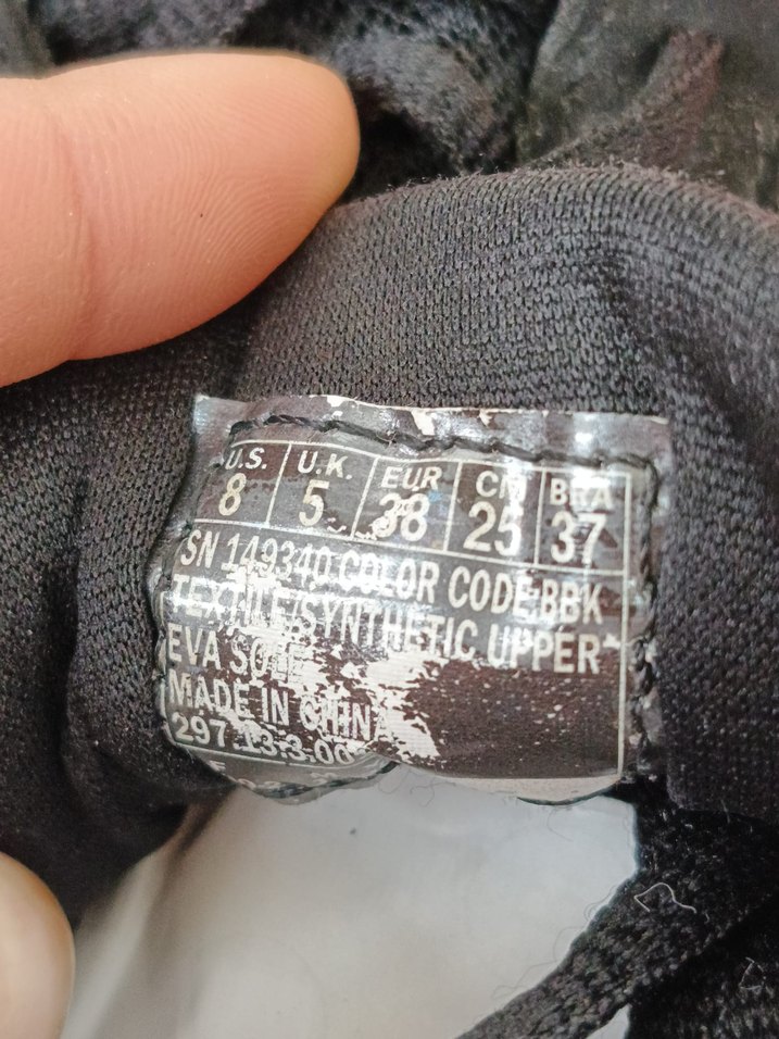 Siyah Kadın Spor Stiletto Sneakers orjinal üründür - Görsel 3