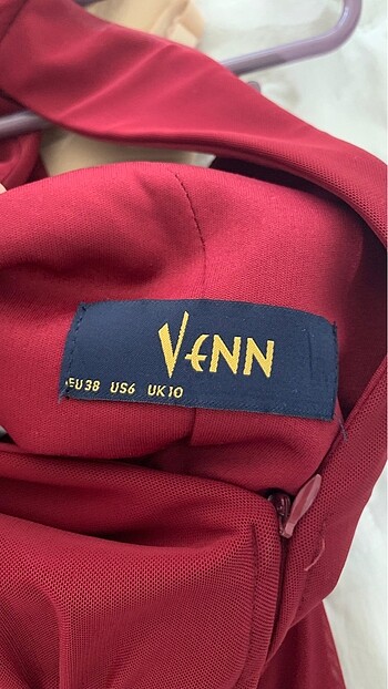 38 Beden bordo Renk Bordo abiye elbise