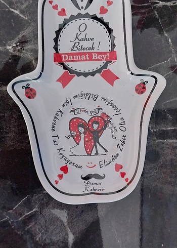 Damat Kahvesi Fincan ve Tabak Seti - Görsel 4