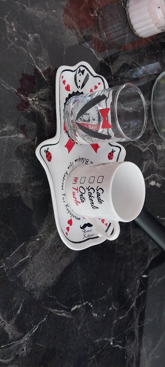 Damat Kahvesi Fincan ve Tabak Seti - Görsel 3