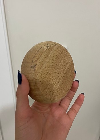 Bej Bohem Tarz Ahşap Tabak - Görsel 3