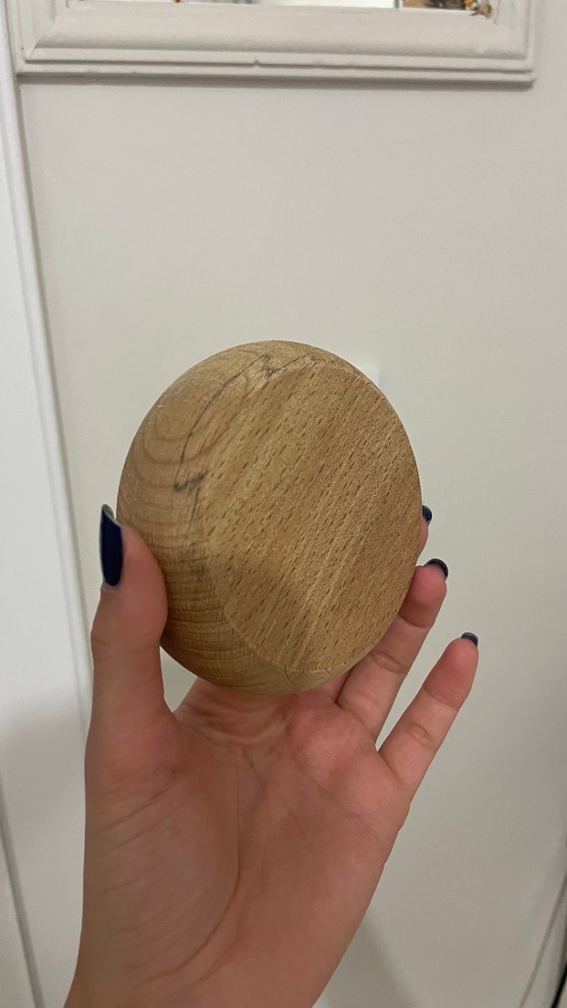 Bej Bohem Tarz Ahşap Tabak - Görsel 3