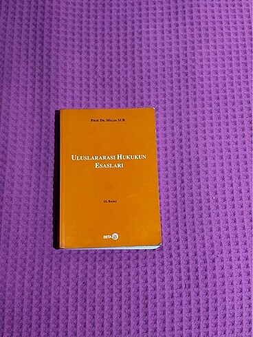 uluslararası hukukun esasları melda sur
