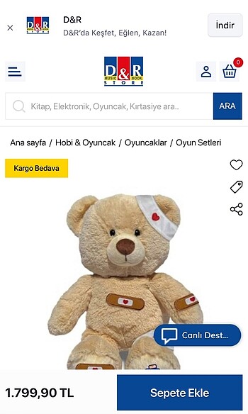 Geçmiş olsun ayıcık (konuşan ayı)