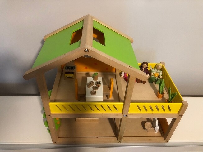  Beden İmaginarium Hape marka ahşap oyuncak ev