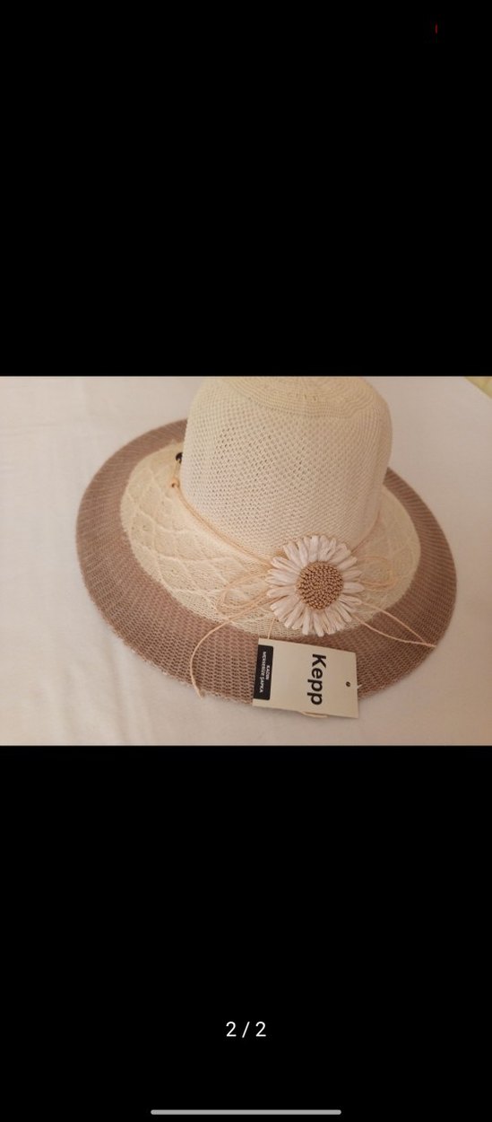 Plaj Hasır Kadın Şapka - Görsel 2