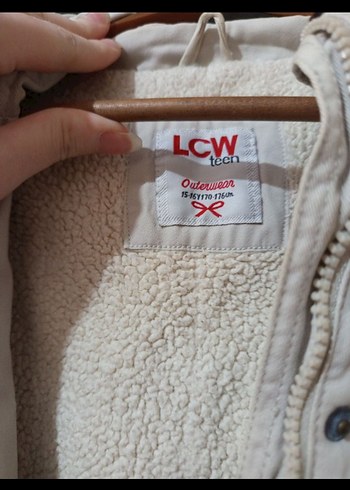 Düğmeli Beyaz Casual Çocuk mont kaban Kadın - Görsel 3