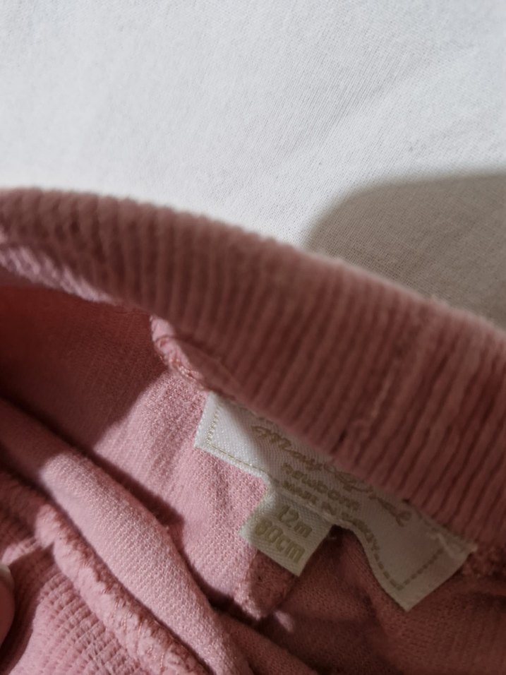 Pembe Pilili Kız Tayt Eşofman - Görsel 2