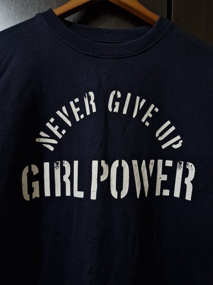 Kadın Lacivert Uzun Kollu Sweatshirt - Görsel 2