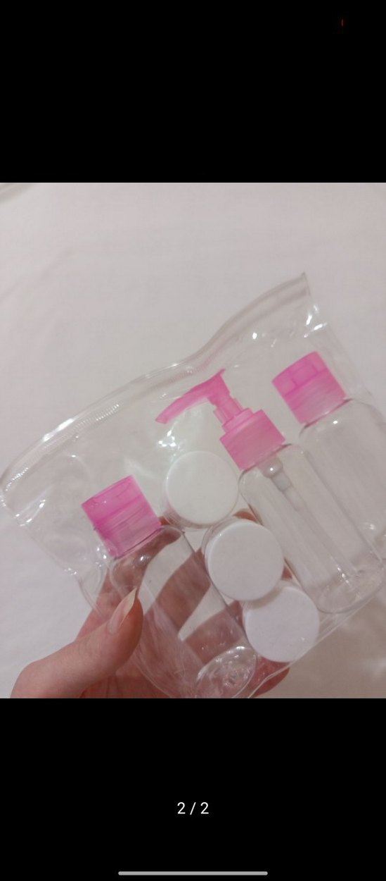 Pastel Pembe Seyahat Makyaj Düzenleyici Seti - Görsel 2