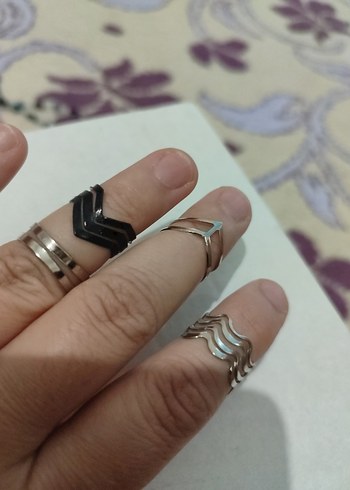 Minimalist Ayarlanabilir eklem yüzükleri - Görsel 2