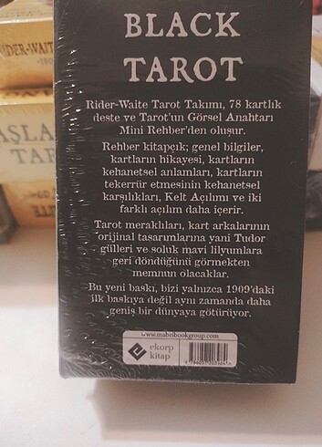  Black Tarot kartları 