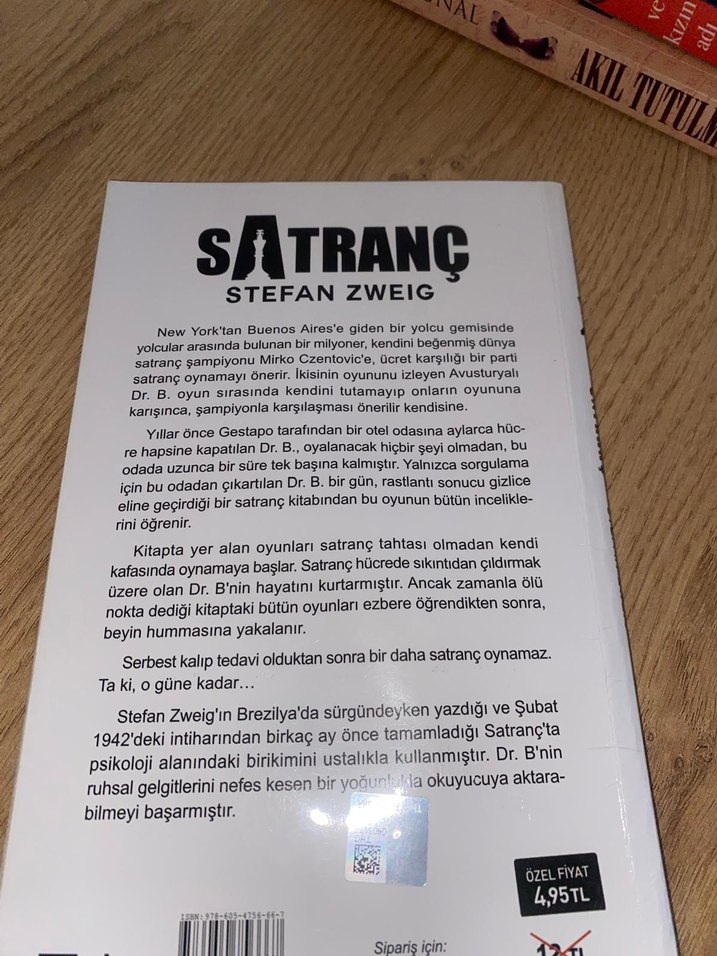 Satranç - Stefan Zweig - Görsel 3