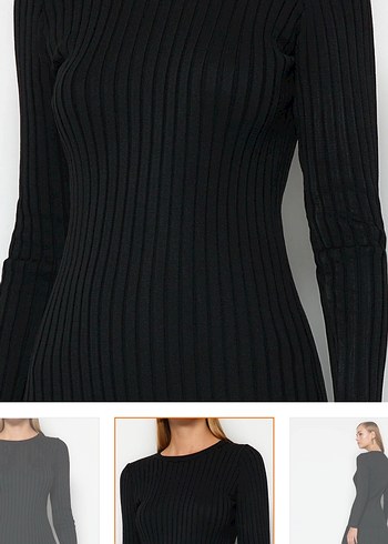 Kadın Siyah Piliseli Mini Elbise - Görsel 4