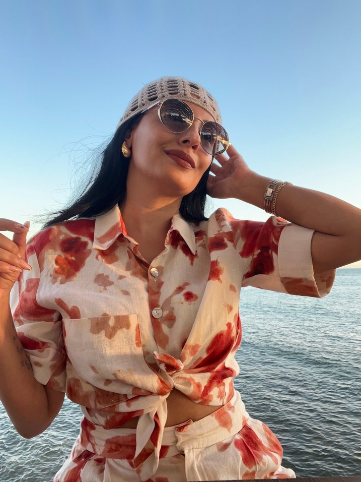 Saç bonesi örgü - Görsel 4