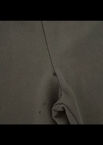 Kadın Bej Bol Kesim Pilili Kumaş Pantolon - Görsel 2