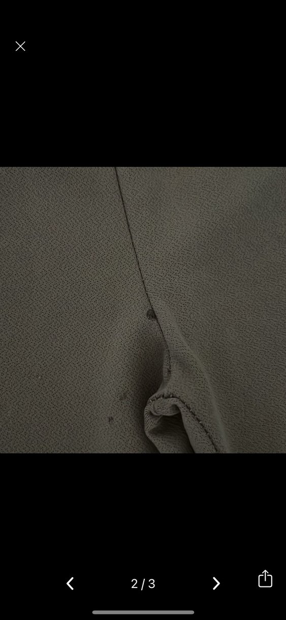 Kadın Bej Bol Kesim Pilili Kumaş Pantolon - Görsel 2