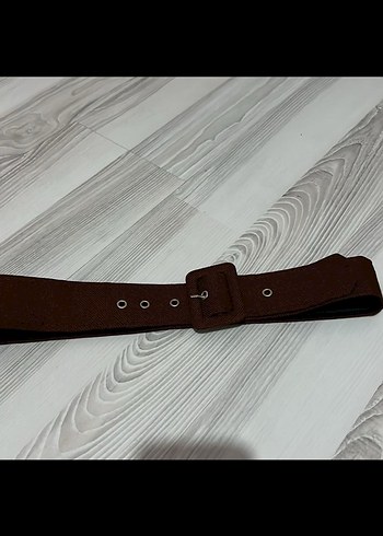 Kahverengi Deri Kadın Kemer - Görsel 3