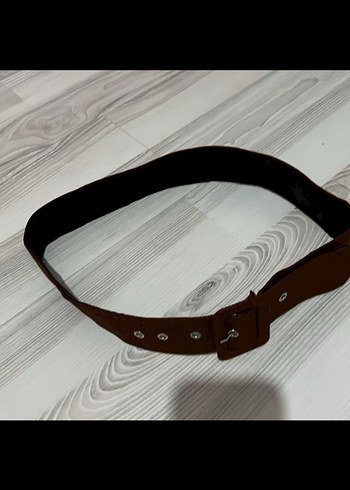 Kahverengi Deri Kadın Kemer - Görsel 4