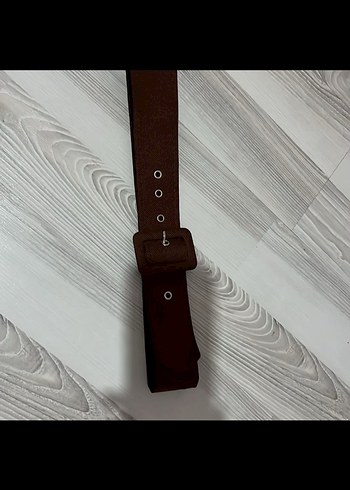 Kahverengi Deri Kadın Kemer - Görsel 2