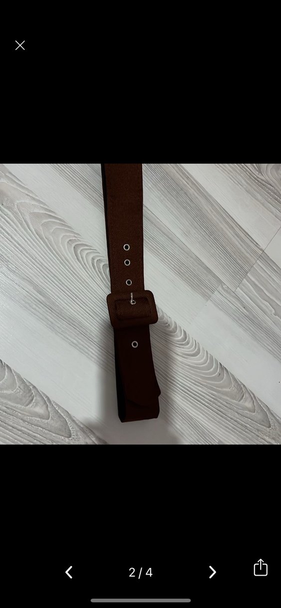 Kahverengi Deri Kadın Kemer - Görsel 2