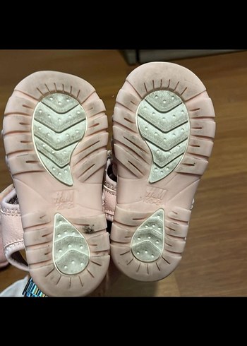 Kız Çocuk Pembe Cırtlı Rahat Sandalet - Görsel 6