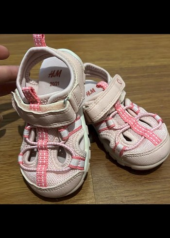 Kız Çocuk Pembe Cırtlı Rahat Sandalet - Görsel 8