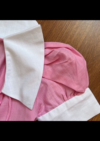 Pembe Bebek Kız Kısa Kollu Takım - Görsel 5