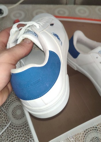 USPA Beyaz Erkek Sneaker Ayakkabı - Görsel 5