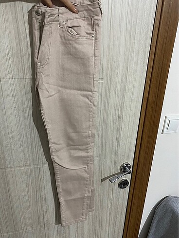 Krem renk pantolon