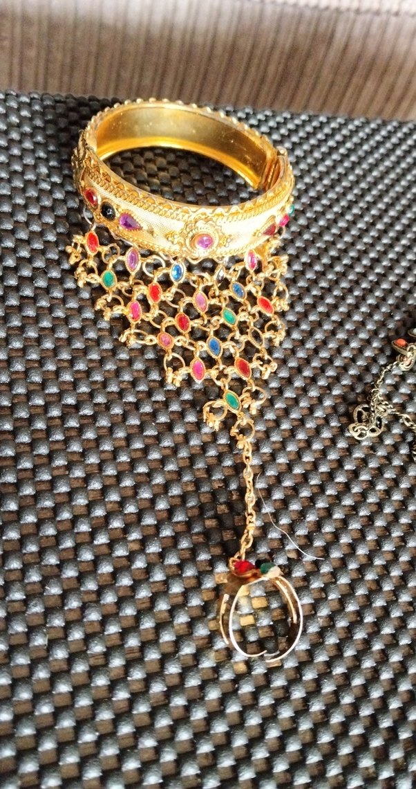 Renkli Boncuklu Bohem Kadın El Zinciri - Görsel 5