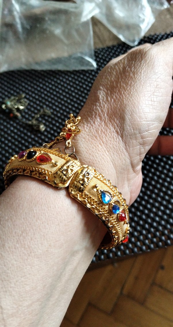 Renkli Boncuklu Bohem Kadın El Zinciri - Görsel 3