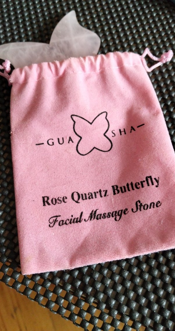 Gül Kuvars Kelebek Yüz Masaj Taşı - Görsel 2