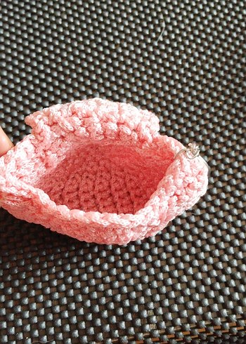 eleganzerebecca tasarımı Renkli Boncuklu Pembe Bohem Anahtarlık - Görsel 5