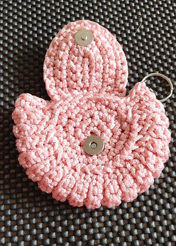 eleganzerebecca tasarımı Renkli Boncuklu Pembe Bohem Anahtarlık - Görsel 4