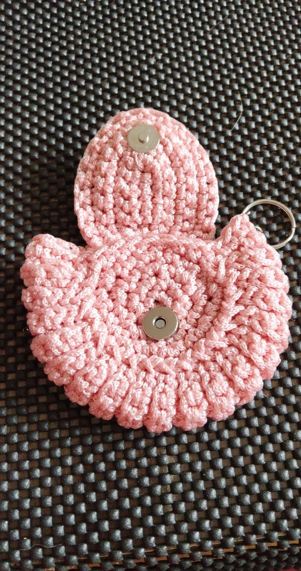 eleganzerebecca tasarımı Renkli Boncuklu Pembe Bohem Anahtarlık - Görsel 4