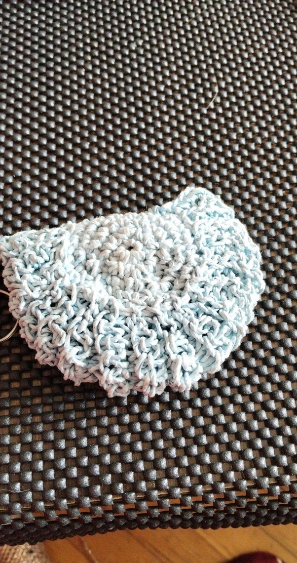 eleganzerebecca tasarımı kağıt ip Örgü Bohem Kadın Anahtarlık - Görsel 3