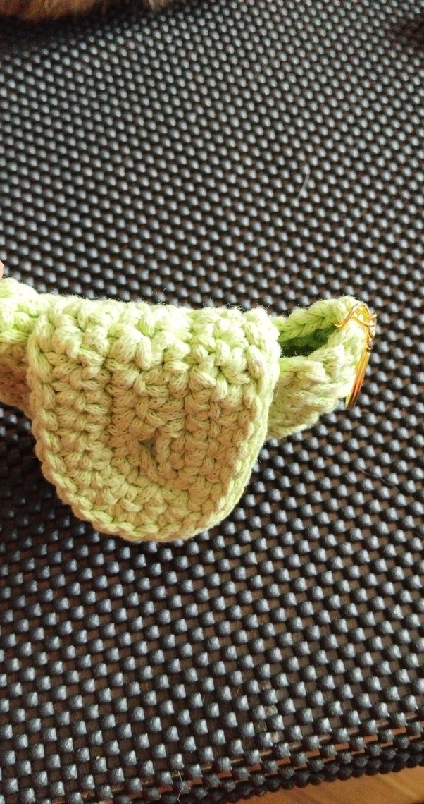 eleganzerebecca tasarımı Örgü Bohem Kadın Anahtarlık Yeşil - Görsel 3