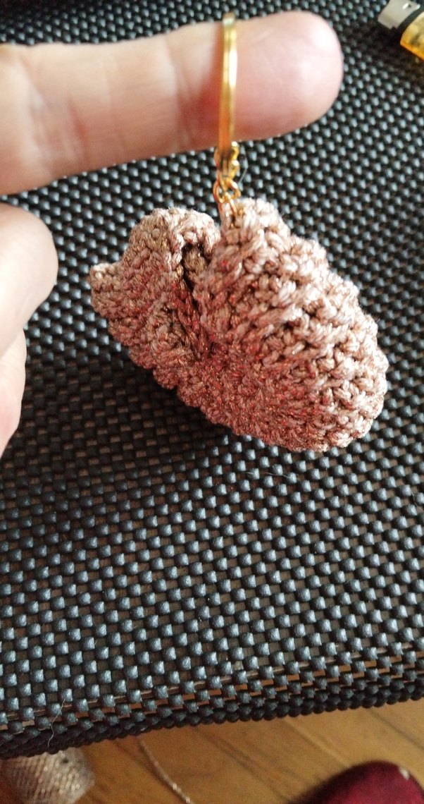 eleganzerebecca tasarımı Boncuklu Bej Bohem Anahtarlık - Görsel 3