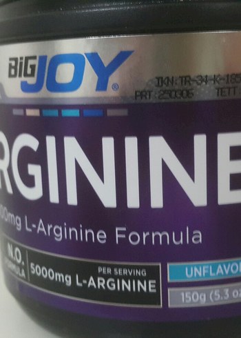 Diğer Big Joy Arginine 5000mg Toz 30 Servis