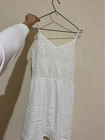 Zara Beyaz elbise