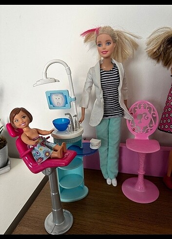 Barbie dişçi seti 