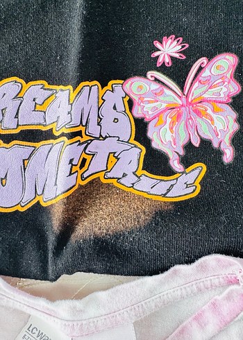 Barbie Baskılı Pembe Kız Tişörtü - Görsel 2