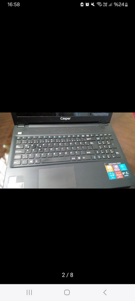 Casper Siyah Dizüstü Bilgisayar - Görsel 2