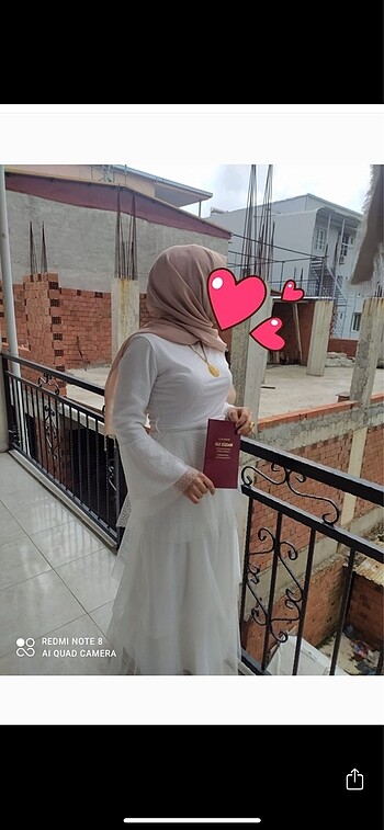 Diğer Tesettür Nikah elbisesi