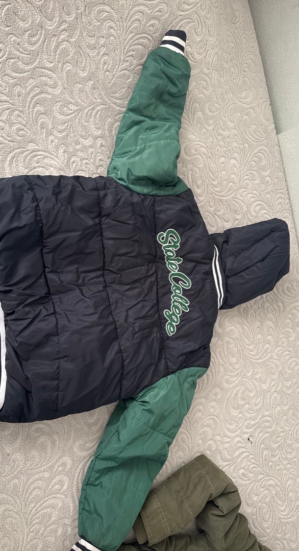 Kapüşonlu, Fermuarlı Erkek Çocuk Mont - Görsel 4