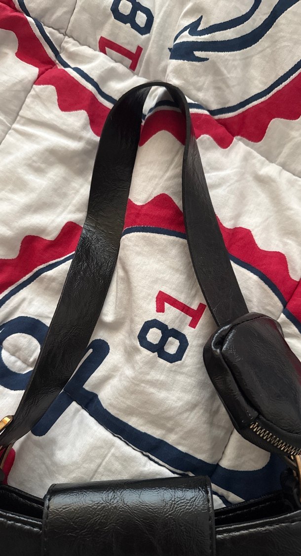 Tokalı Siyah Yılan Desenli Deri Kadın Çanta - Görsel 4