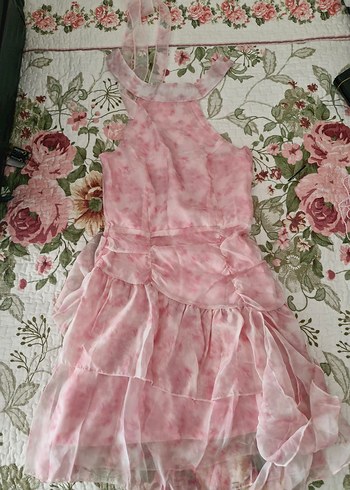 Zara Shein Pembe Elbise