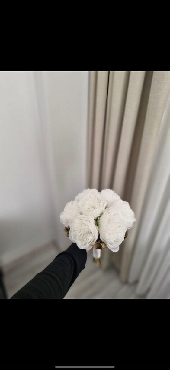 Beyaz Gelin Buketi - Görsel 3