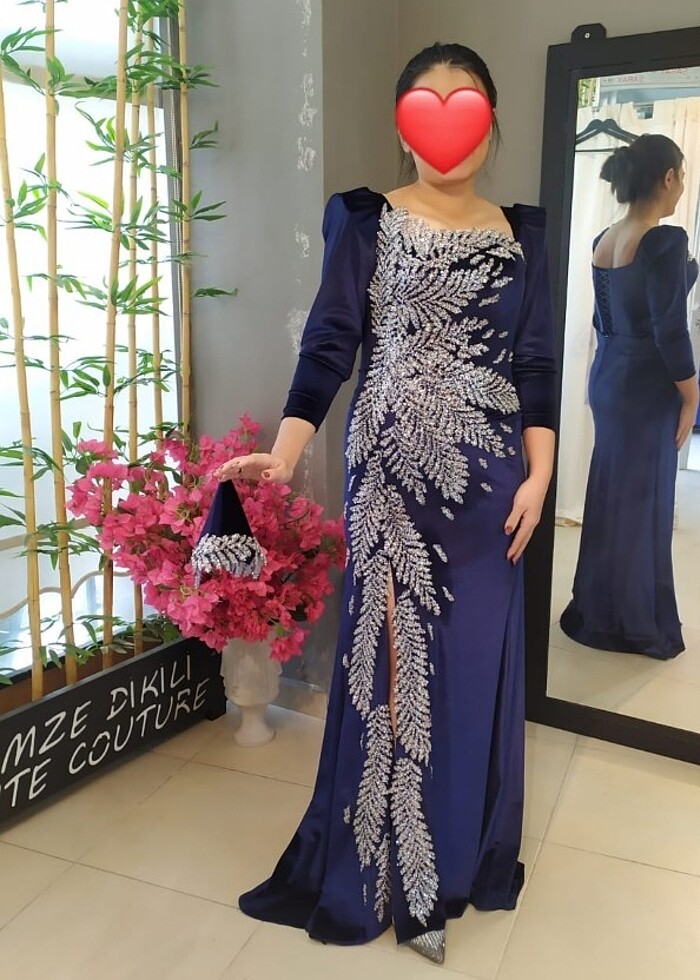 Kadife elbise  - Görsel 3